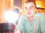 Rob taking a picture and Harris