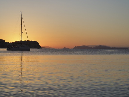 Sunrise over Sarakíniko, Ithaca